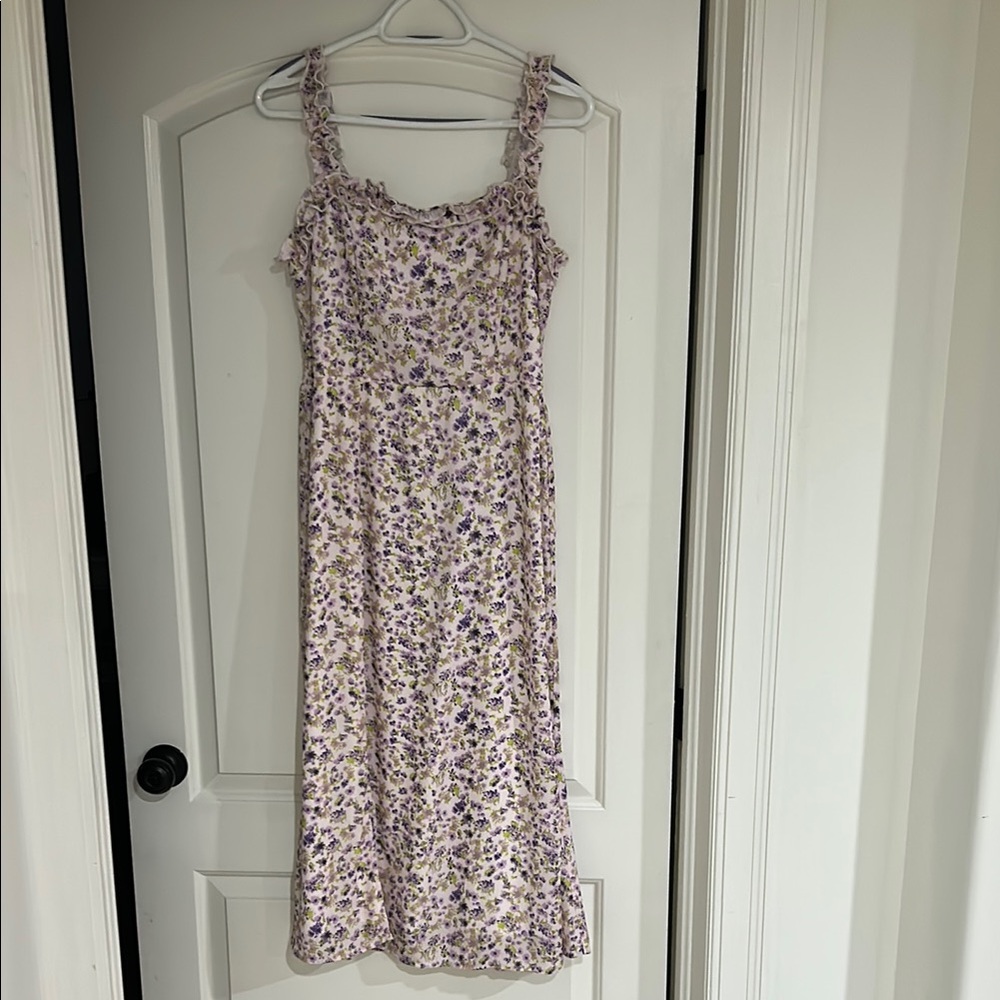 NWOT Floral Sleeveless Dress - Purple and White from Alter’d State